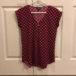 Express short sleeve blouse